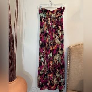 Studio Y Maxi strapless floral dress